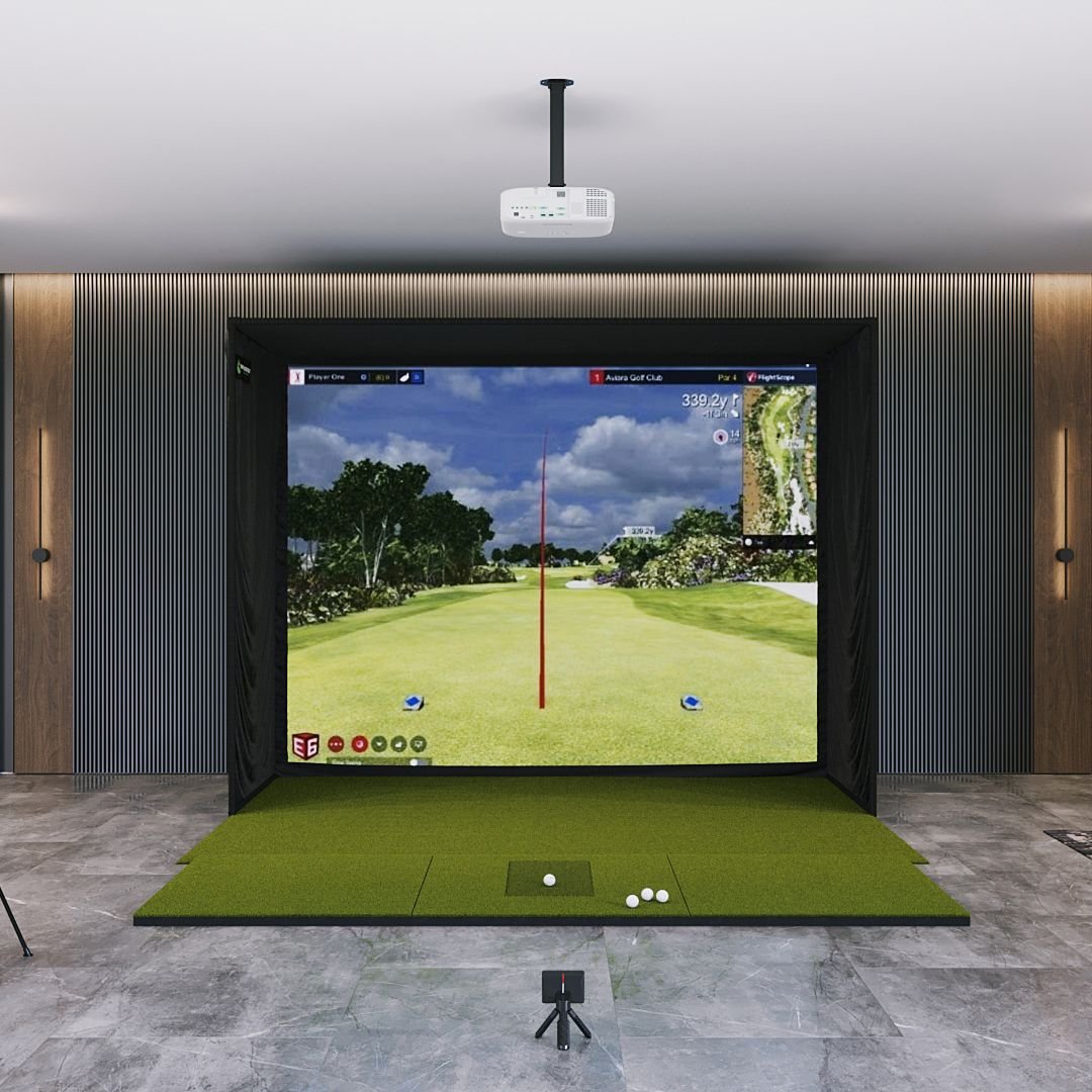 Budget Golf Simulator — Garmin R10 Setup